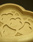 "Svuota tasche" cuore in legno - Finitura oro