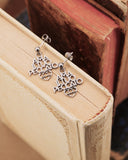 Orecchini a lobo in acciaio Ama il tuo peccato