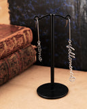 Orecchini pendenti in acciaio - Ama follemente