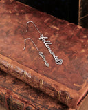 Orecchini pendenti in acciaio - Ama follemente