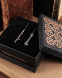 Orecchini pendenti in acciaio - Ama il tuo peccato