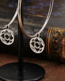 Orecchini cerchio in acciaio - Rosone