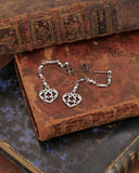 Orecchini pendenti in acciaio - Cuore