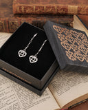 Orecchini pendenti in acciaio - Cuore