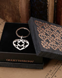 Portachiavi in acciaio lucido - Cuore