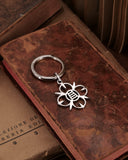 Portachiavi in acciaio lucido - Fiore