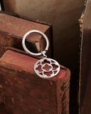 Portachiavi in acciaio lucido - Rosone