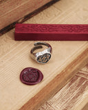 Anello sigillo in argento - Cuore