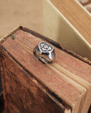 Anello sigillo in argento - Cuore