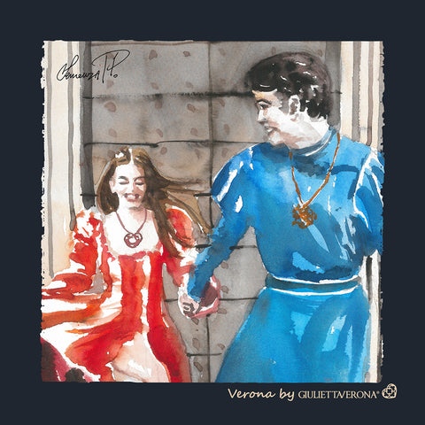 Quadretto in legno - Romeo e Giulietta